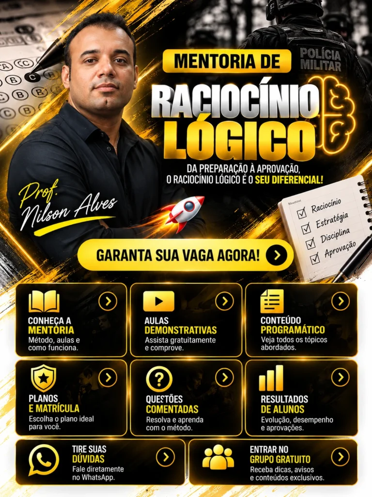 Mentoria Raciocínio Lógico_ Rumo à Aprovação